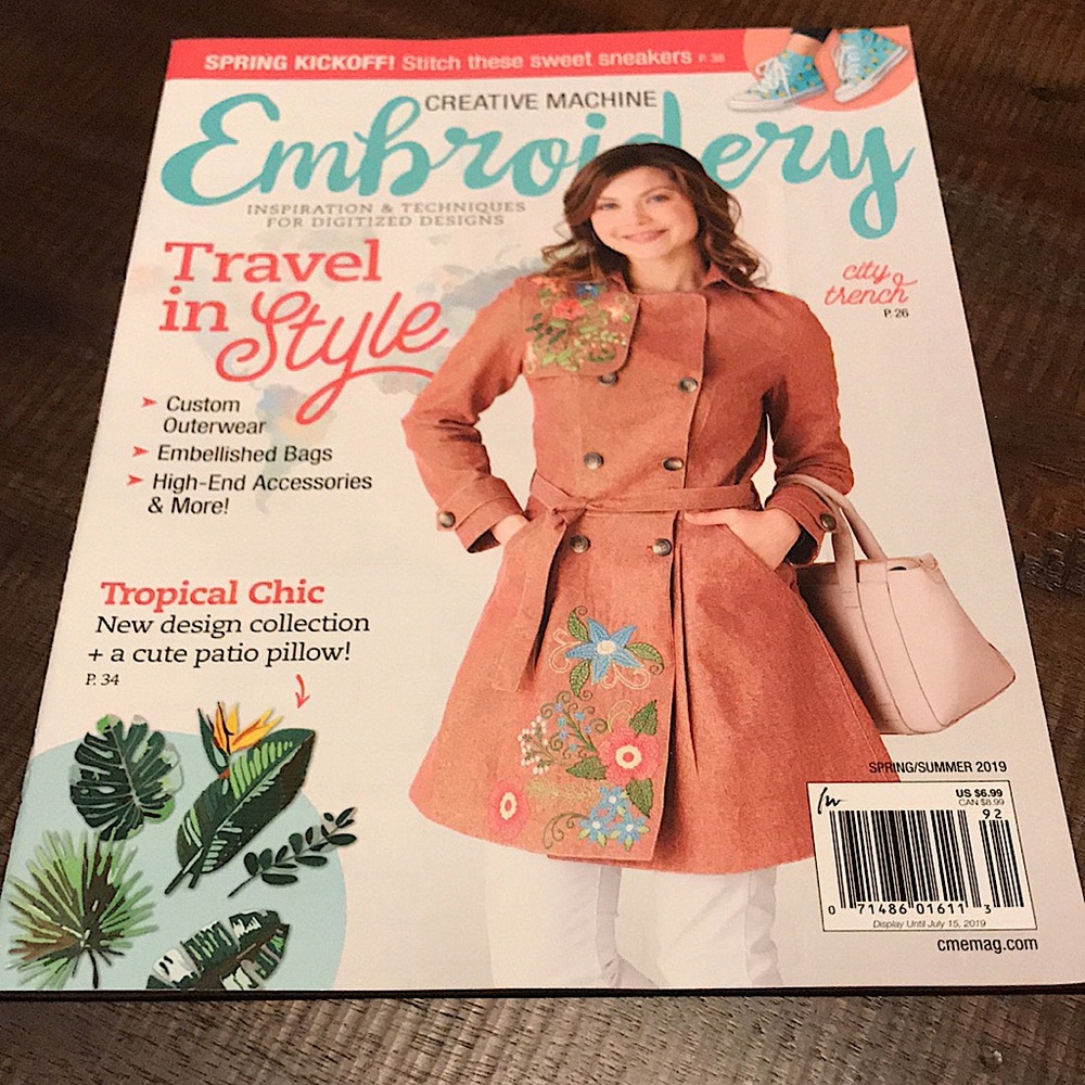 Final Price- 4 CREATIVE MACHINE Embroidery Magazines - Picture 5 of 11